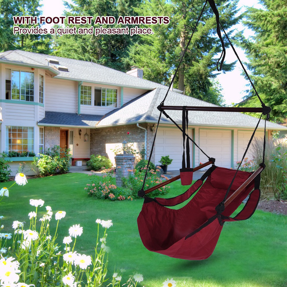 Profi Hängesessel Schaukel Hängematte Hängestuhl Outdoor Gartenschaukel