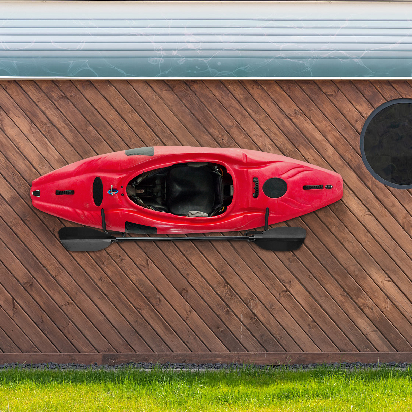 1 Paar Kajak & Kanu Wandhalter Set Wandhalterung Ablage Aufbewahrung