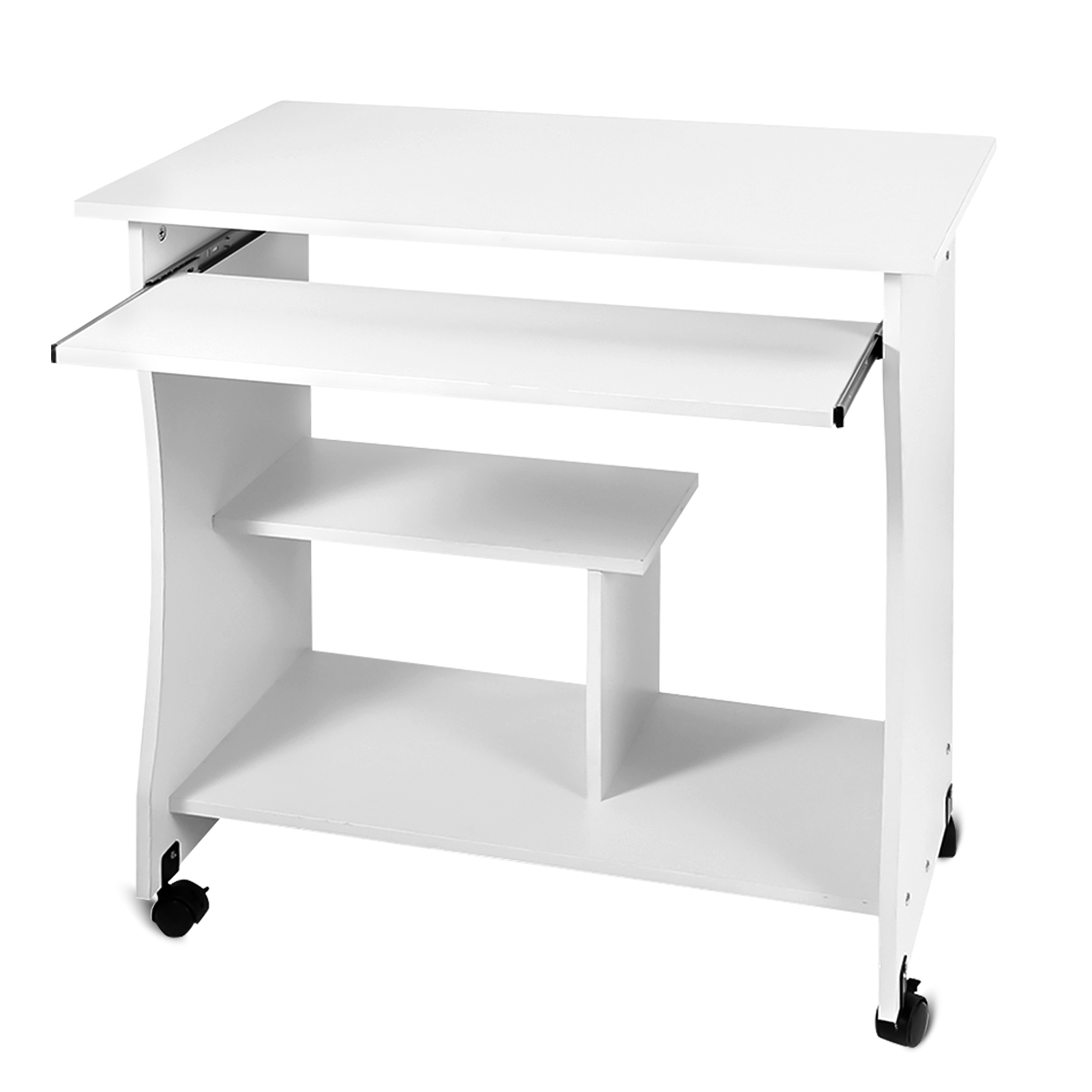 Schreibtisch Weiß Computertisch Arbeitstisch Bürotisch Regal PC Tisch