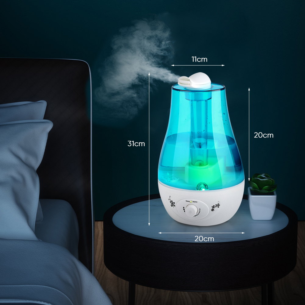 3L Ultraschall Luftbefeuchter Aroma Diffuser Schlafzimmer