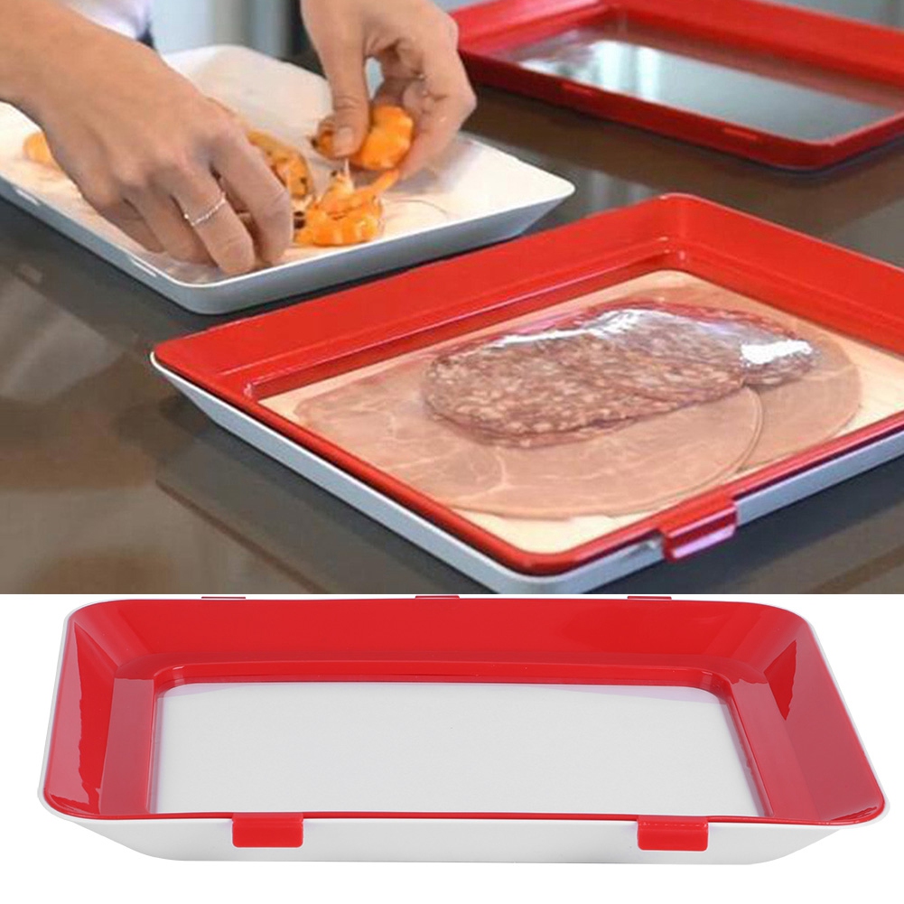 Creative Healthy Food Preservation Tray Storage Container Set Kitchen NEW