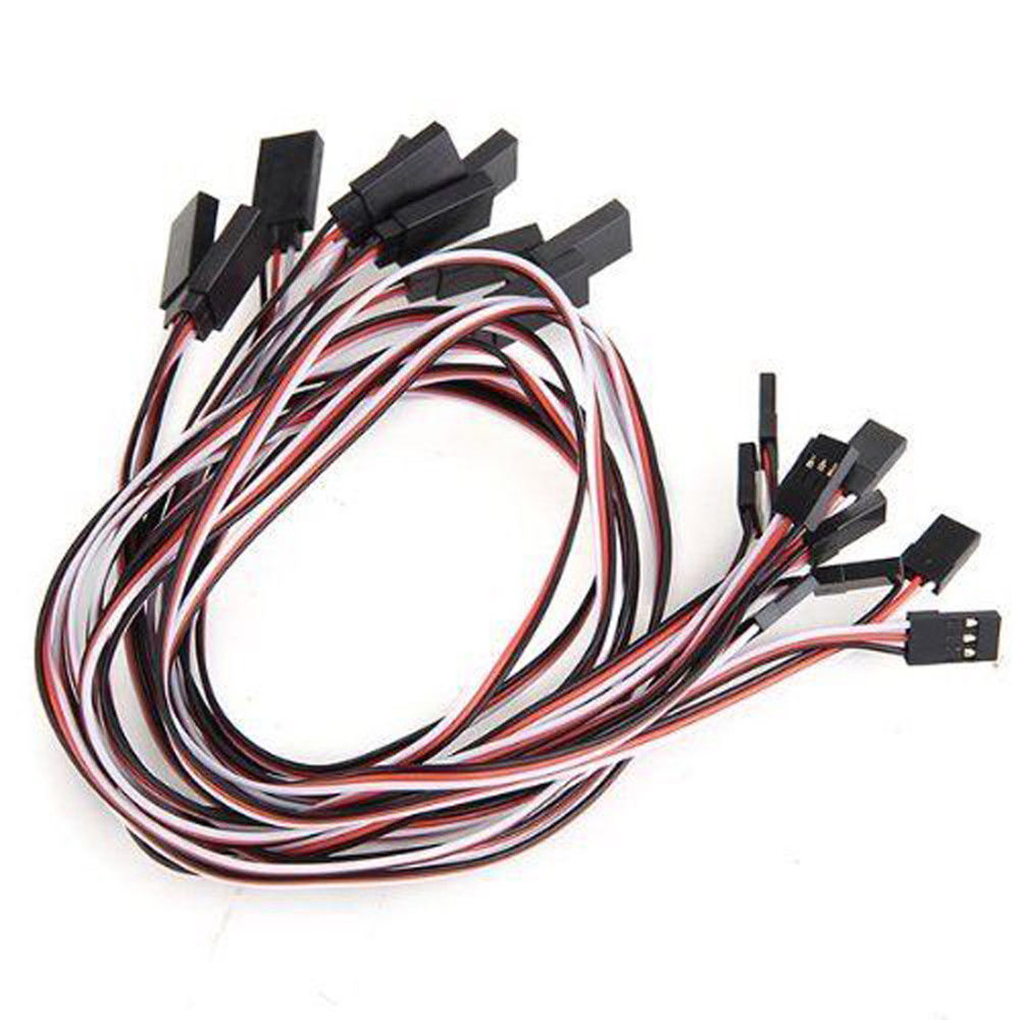10PCS 15/30/50cm RC Servo Extension Cord Cable Wire Lead for RC