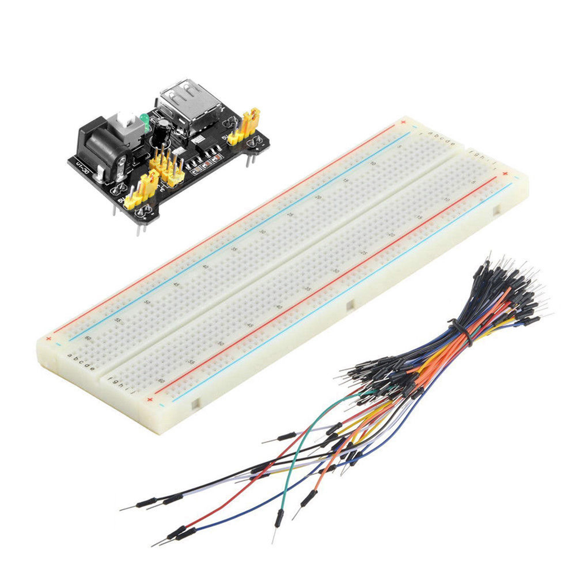 65x Solderless Jumper Wire Kit Breadboard Prototype DuPont Test Lead Arduino Pi