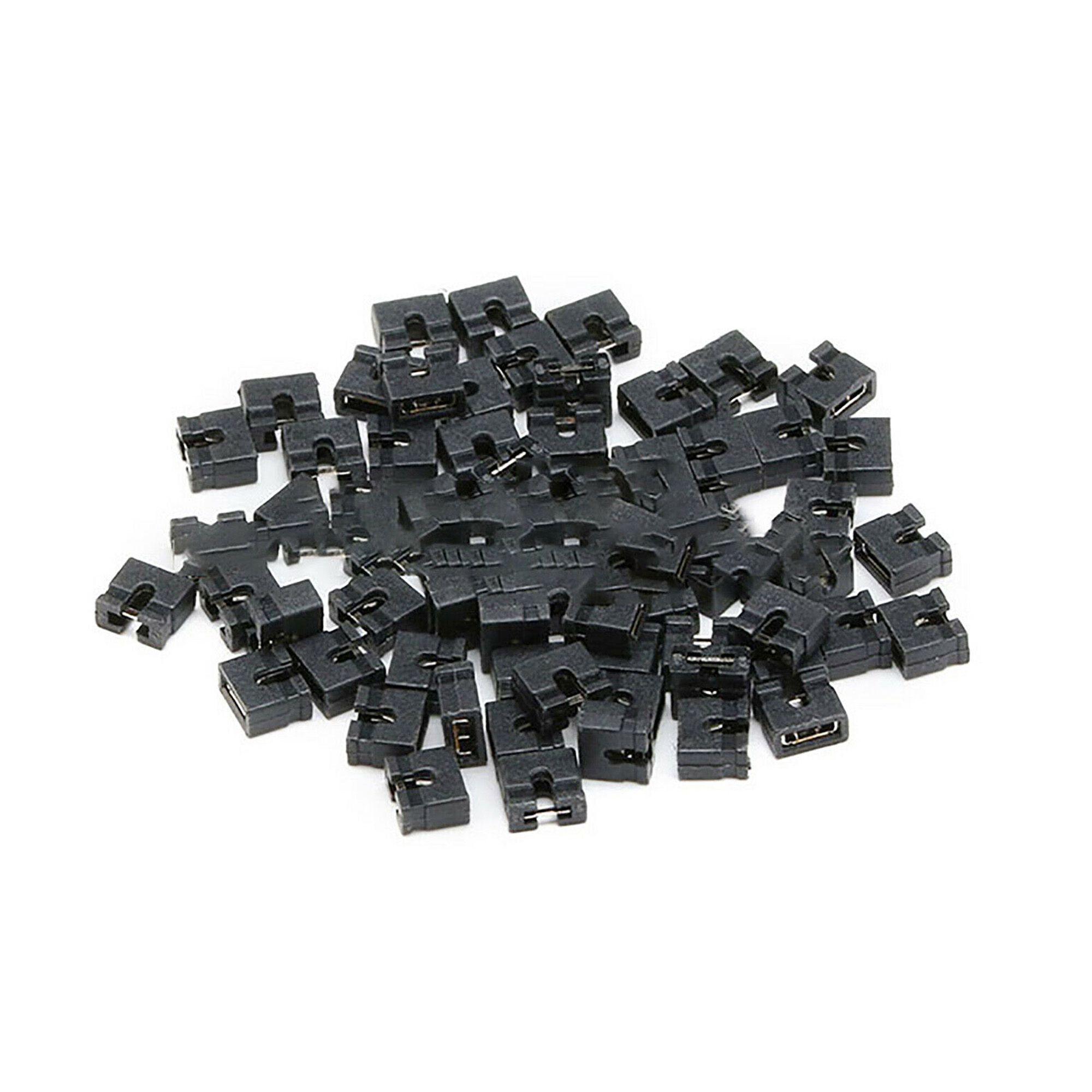 50200pcs 2.0mm PCB Pin Headers Jumper Cap Short Shunt Links