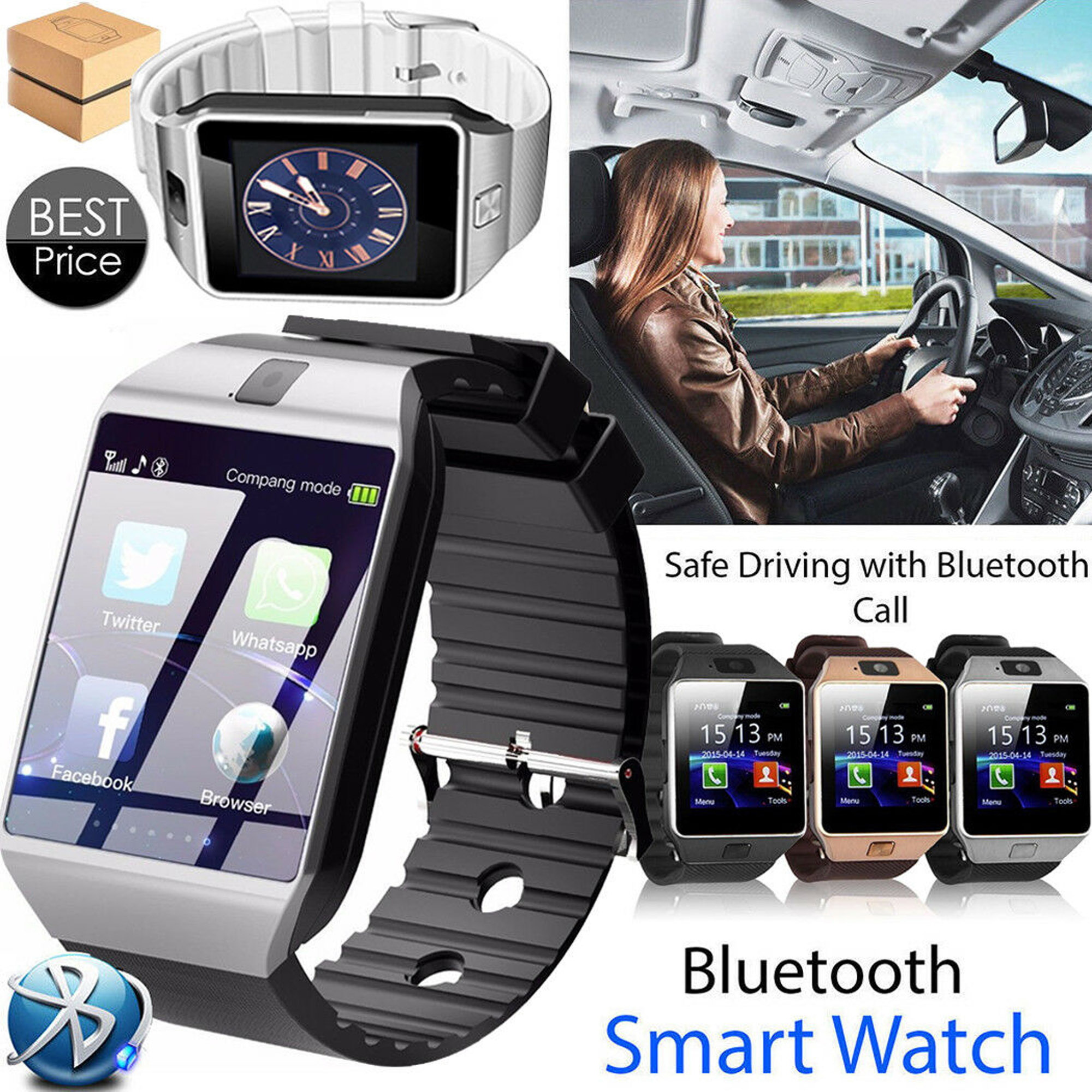 studcart bluetooth smart watch