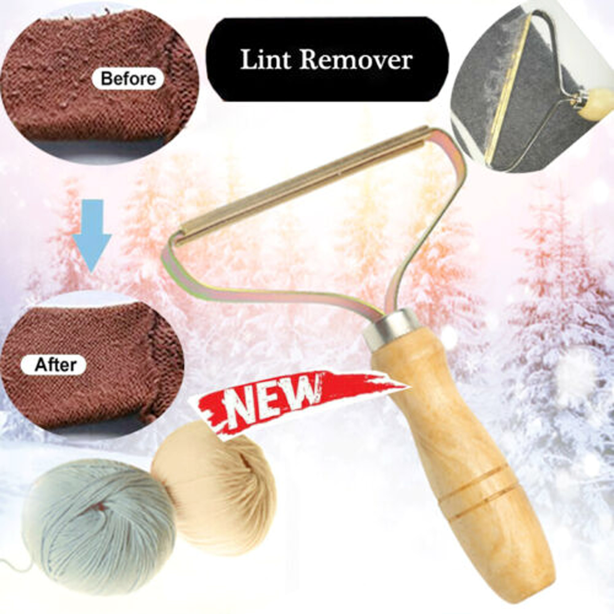 fluff remover brush