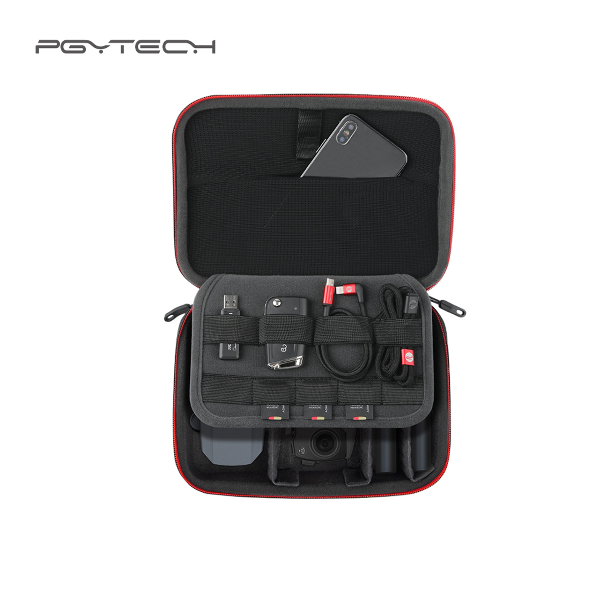 Mavic Transmitter Carry Case Portable Mini Hard Travel Storage Bag PU Handbag Compatible with Mavic Mavic Mini Mavic 2 Remote Controller