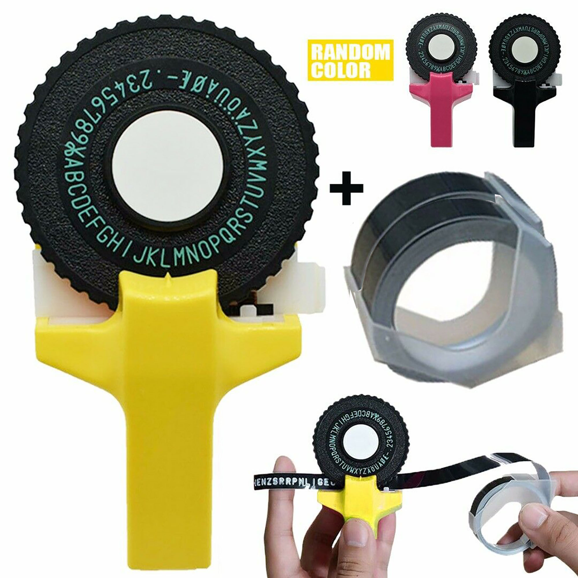 Mini DIY Embossing Label Maker Printer Manual Typewriter Scrapbooking