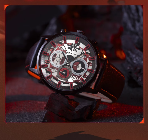 Xingyunshi Co-branded Naruto Five-Hand Quartz Watch - Sasuke