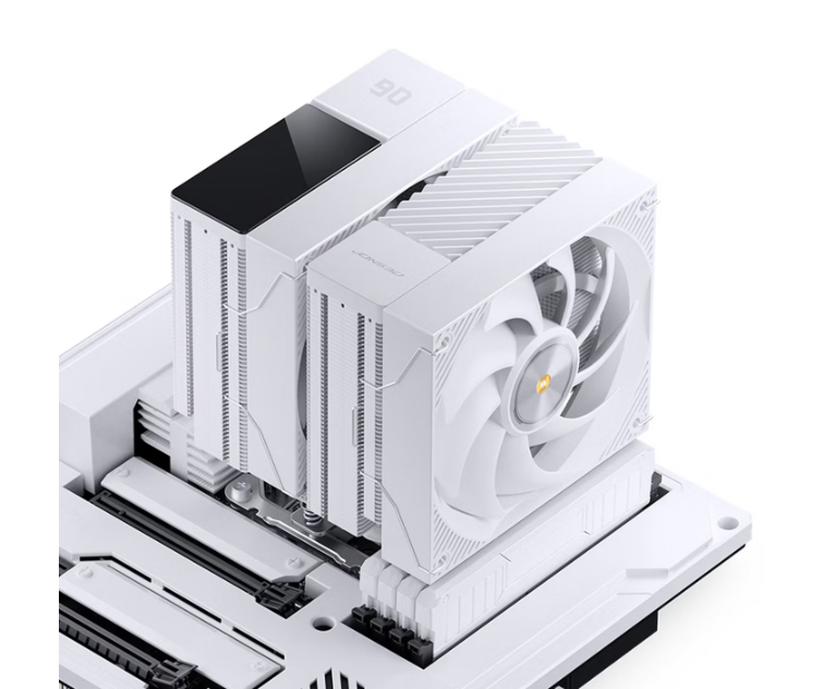 Jonsbo CC90 WHITE Air Cooler Dual Tower, Dual Fans 6 Heat Pipes