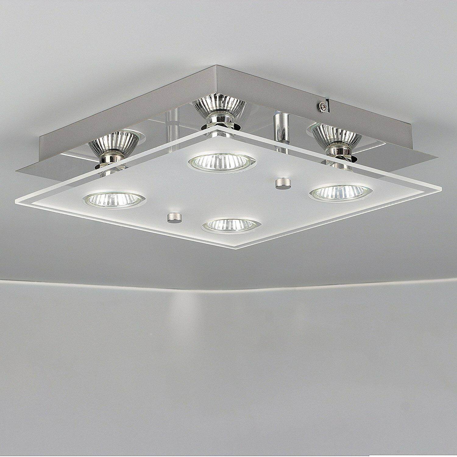 Modern Bathroom Ceiling Lights Kitchen Spotlights Fitting LED Spots Light Bulb
