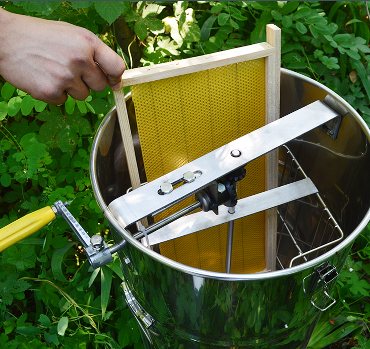 304 Stainless Steel Honey Extractor Frame Beehive Machine Beekeeping