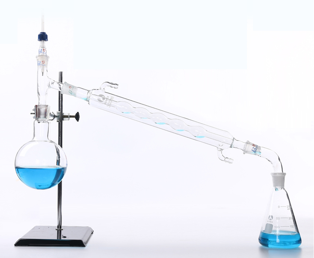 500ml Lab Distillation Apparatus Water Purifier Essential Oil Glassware Kits 6139920739241 Ebay