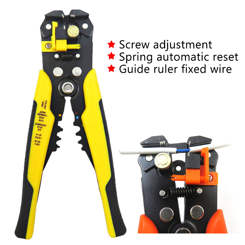 NUOVO strumento di crimpatura /& taglio pinze Pinza spellafili cavo elettrico CRIMPER Cutter