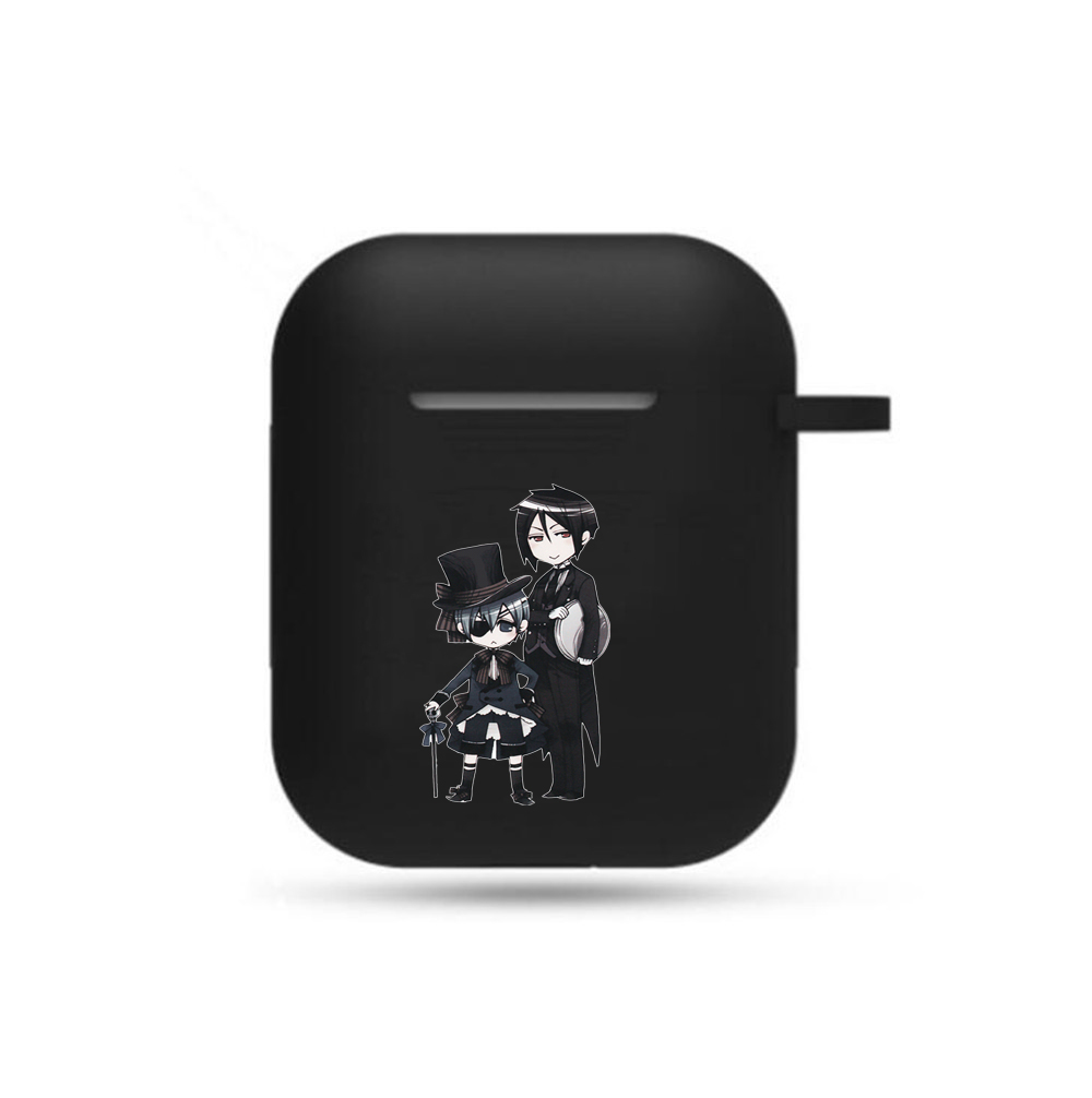 black bluetooth airpods