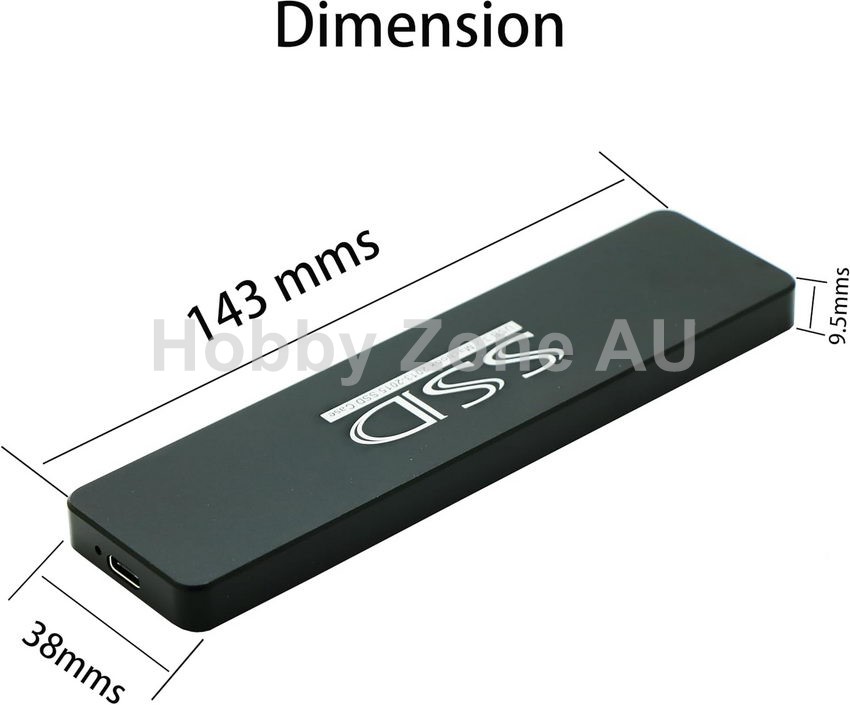2013/14/15/16 MacBook Air Pro 12+16 Pins SSD to USB 3.2 Converter