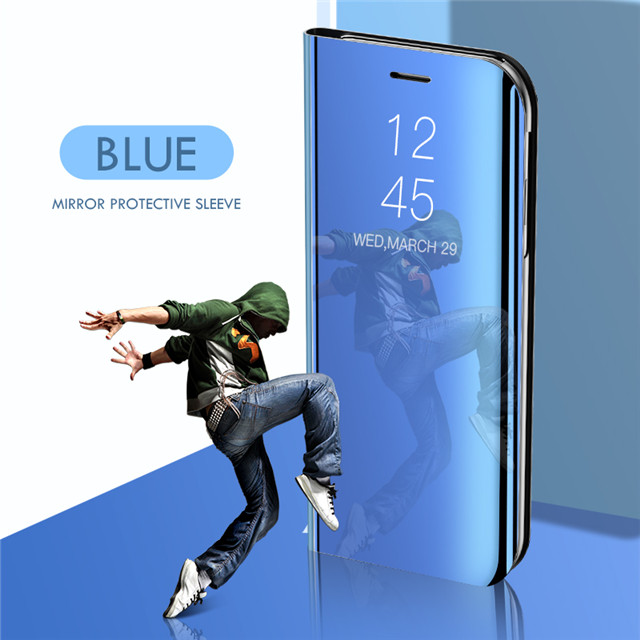For Samsung S21 S24 S25 Plus Note 20 A55 Smart View Mirror Flip Stand Phone Case - Picture 16 of 18
