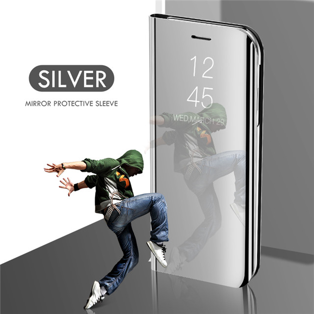 For Samsung S21 S24 S25 Plus Note 20 A55 Smart View Mirror Flip Stand Phone Case - Picture 15 of 18