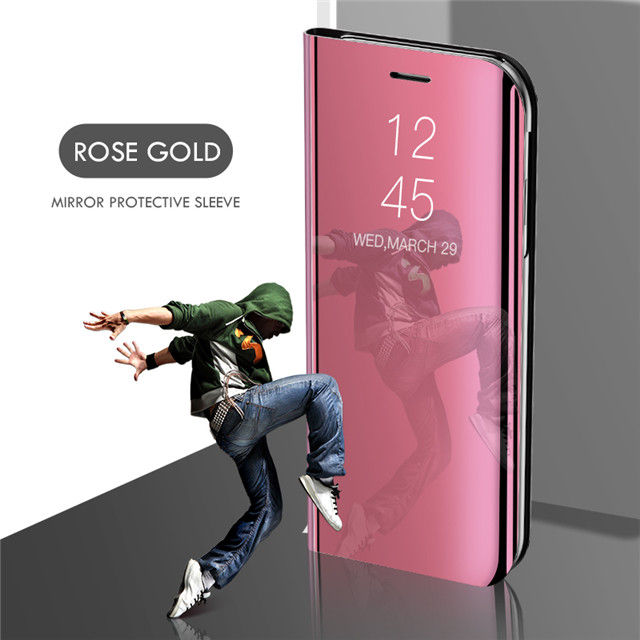For Samsung S21 S24 S25 Plus Note 20 A55 Smart View Mirror Flip Stand Phone Case - Picture 14 of 18