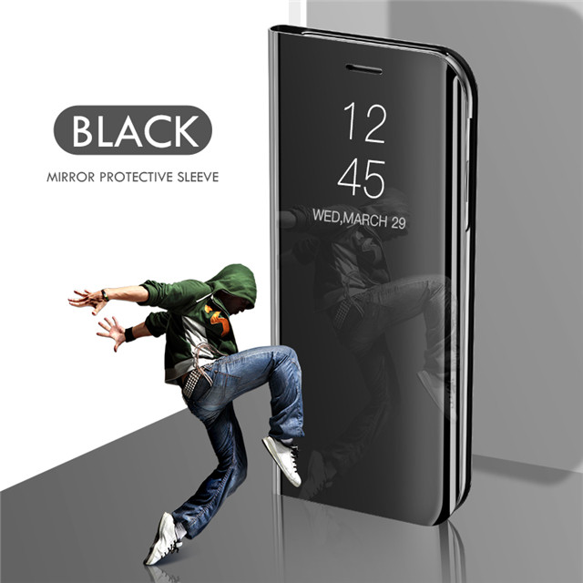 For Samsung S21 S24 S25 Plus Note 20 A55 Smart View Mirror Flip Stand Phone Case - Picture 13 of 18
