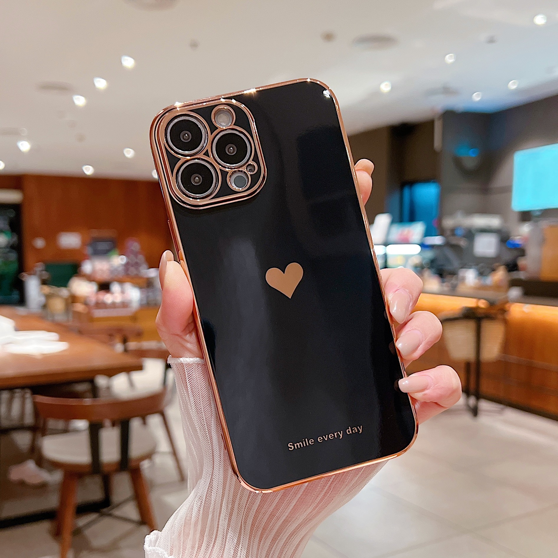 Heart Case for iPhone 16 15 14 13 12 Pro Max Plus XR XS Shockproof Phone Cover - Picture 15 of 15
