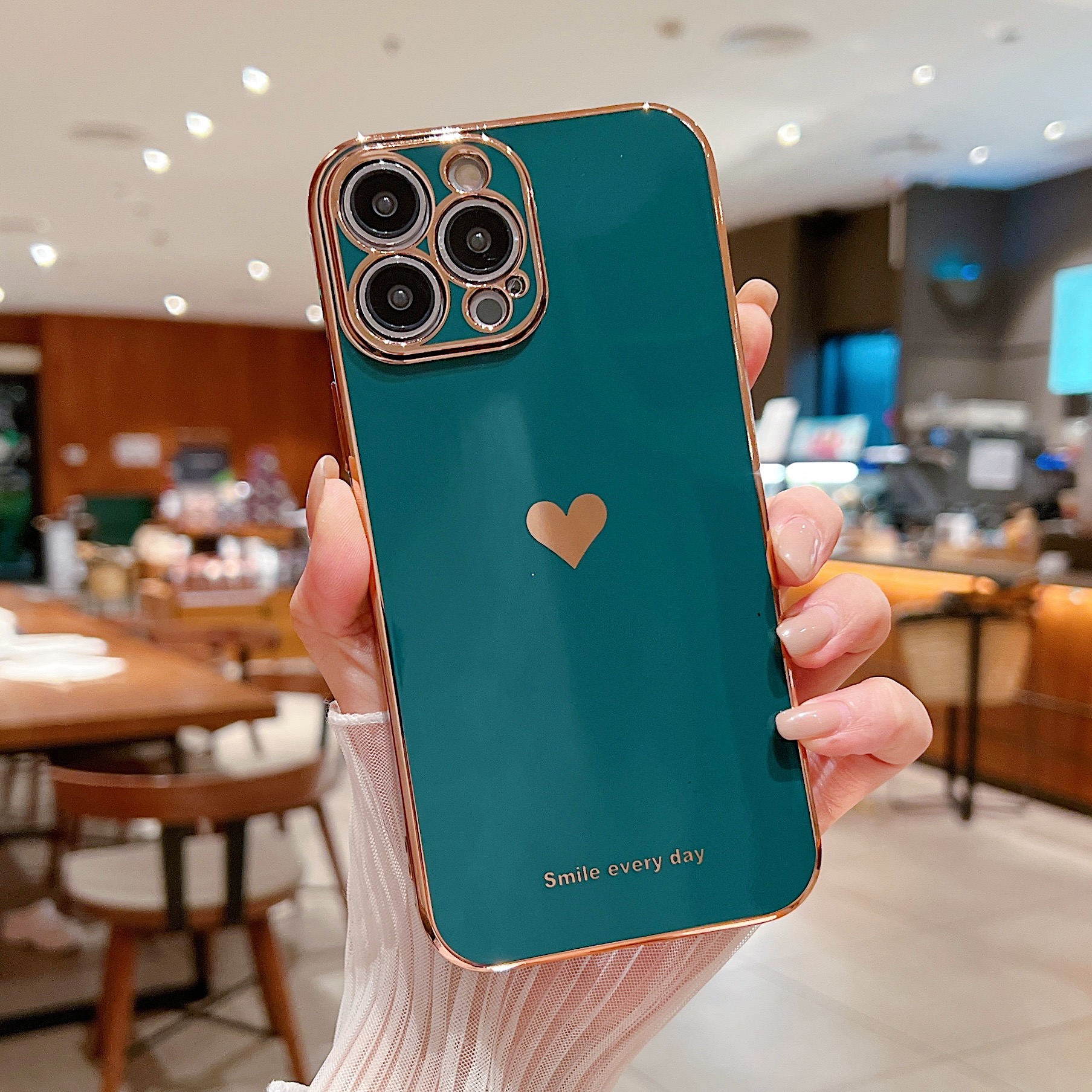 Heart Case for iPhone 16 15 14 13 12 Pro Max Plus XR XS Shockproof Phone Cover - Picture 14 of 15