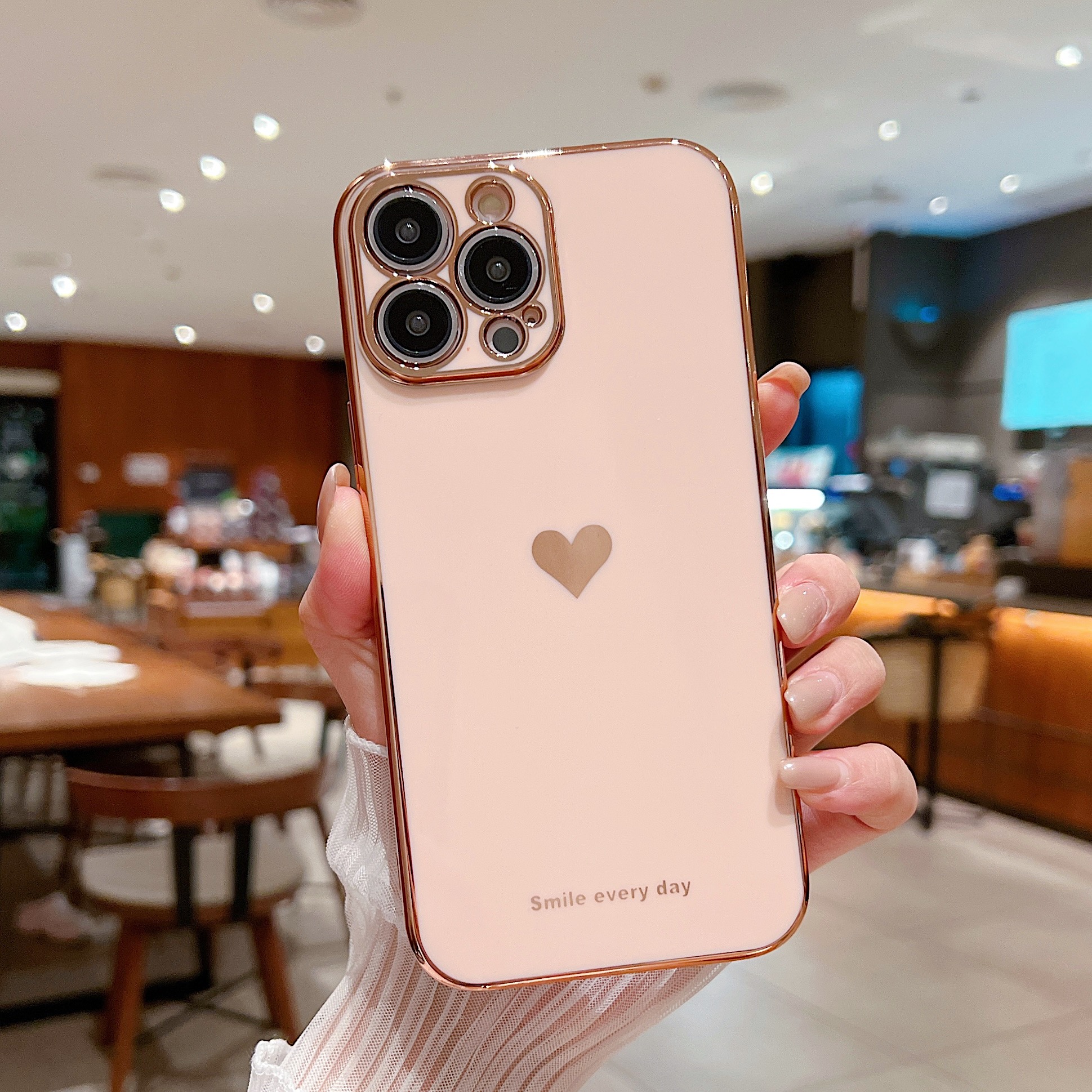 Heart Case for iPhone 16 15 14 13 12 Pro Max Plus XR XS Shockproof Phone Cover - Picture 13 of 15