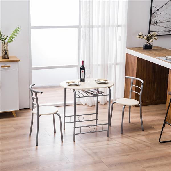 Chairs Set Small Pvc Breakfast Table, Small Modern Dining Table And Chairs
