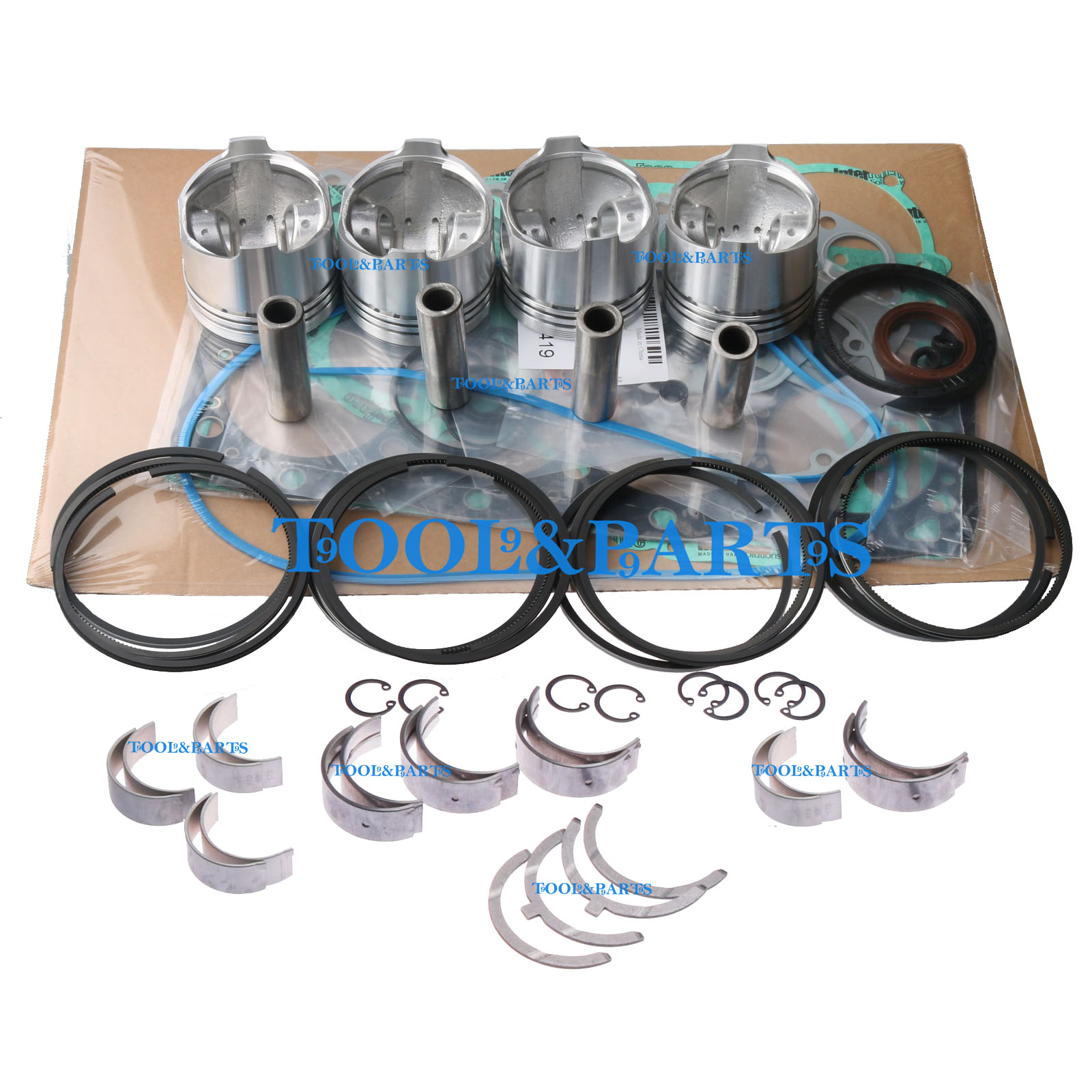S4E S4E2 Engine Gasket kit 3 Month Warranty SINOCMP Engine Gasket kit for Mitsubishi S4E S4E2 Engine