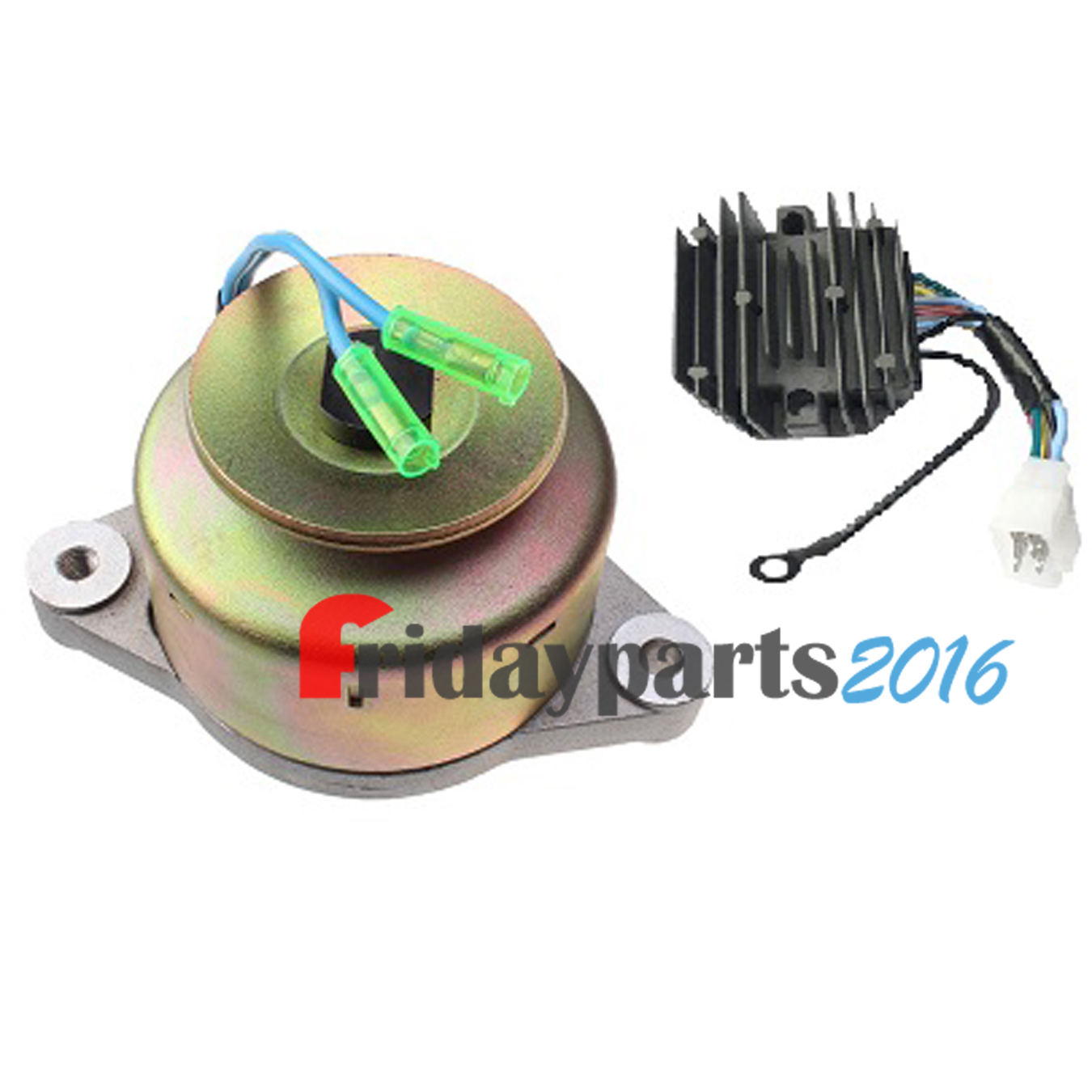 New Dynamo Alternator Regulator Kit Fits Kubota Tractor G2000 G3200