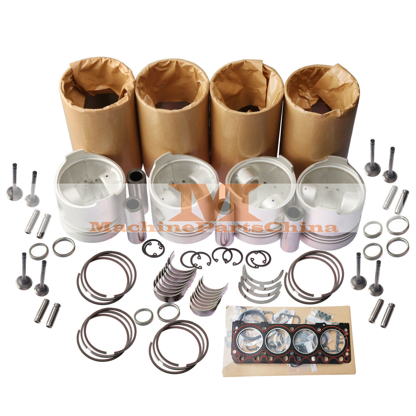 Rebuild Kit for Deutz BF4M1011 BF4M1011F Engine Bobcat 863 864 Skid