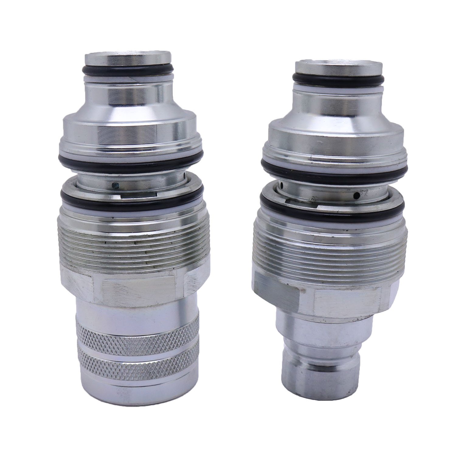 Male & Female Flat Face Coupler Kit for Bobcat T750 T770 T870 Excavator