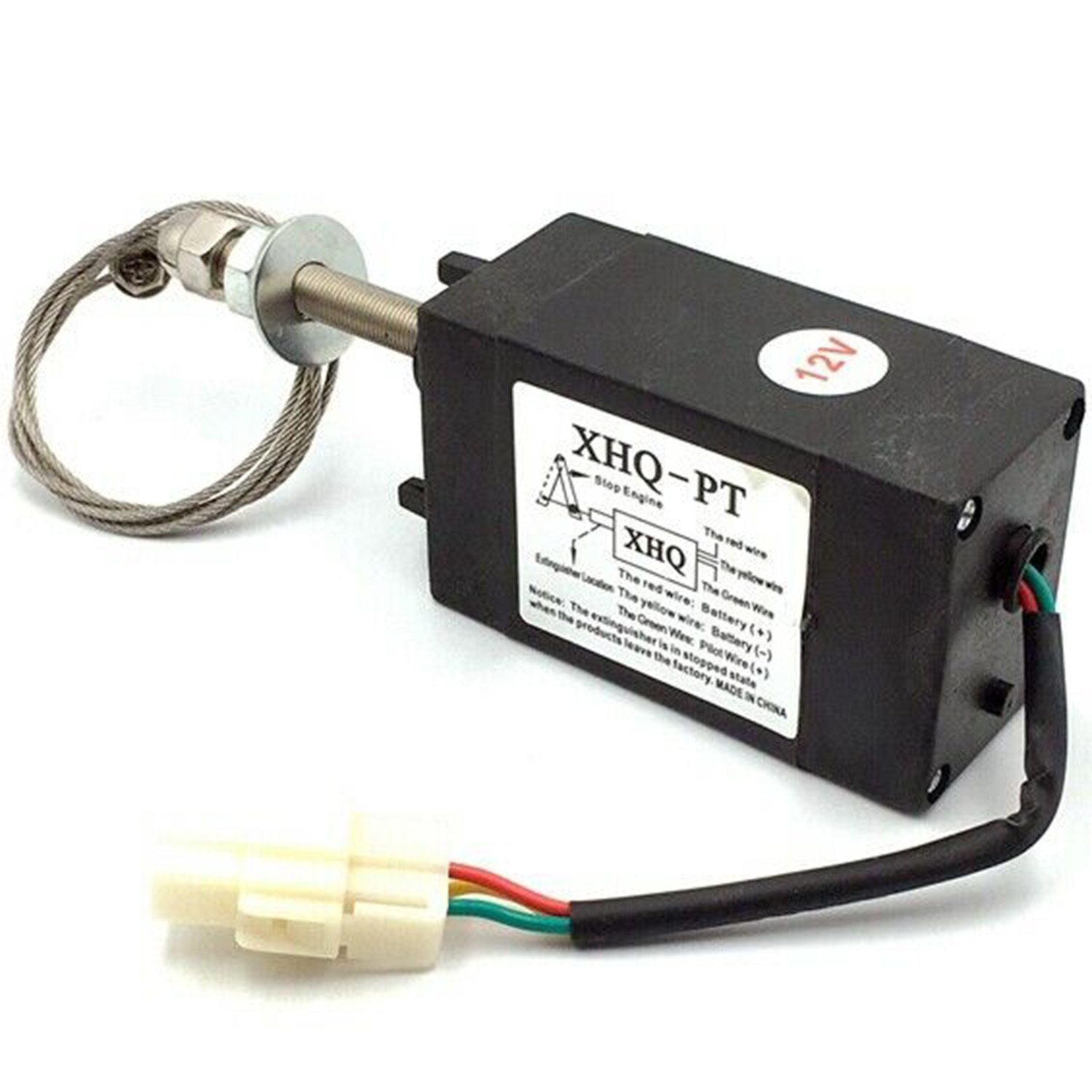 Elettrostart Magnetschalter Stop-Magnetschalter Absteller 12V E-4613A