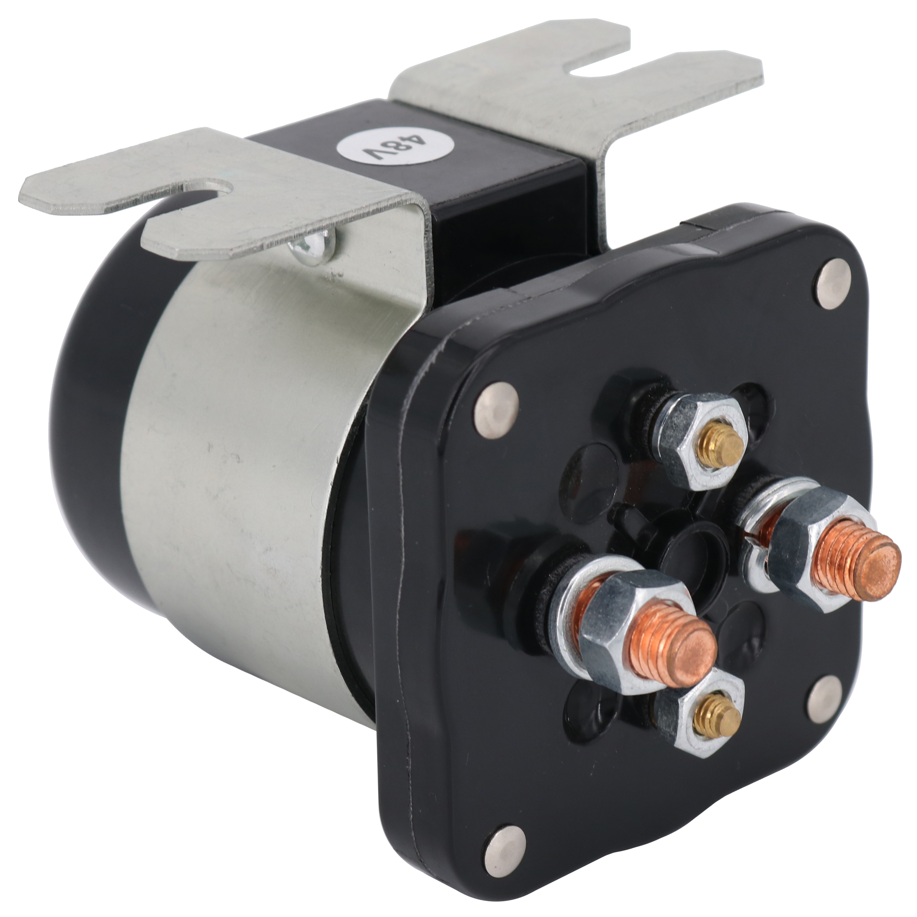 Solenoide Servicio Continuo The ROP Shop | Solenoide De Arranque De 48 Voltios Con Herrajes Para White Rodgers 586-120111, 586120111 Repuesto Carrito Golf 1995-1999