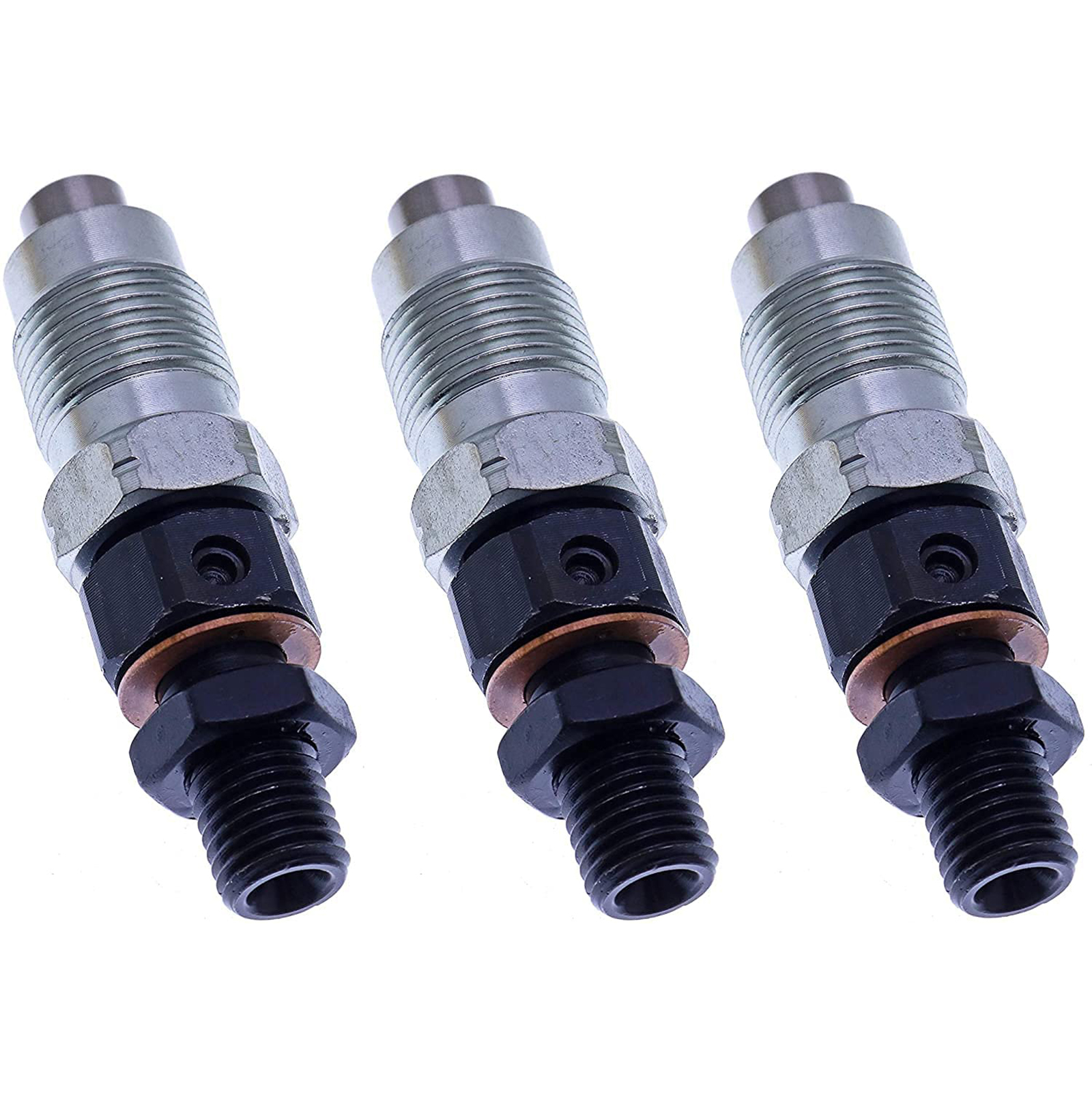 3x Fuel Injectors 16001-53000 For Kubota RTV900G, RTV900T, ZD18, ZD21, ZD221, ZD321