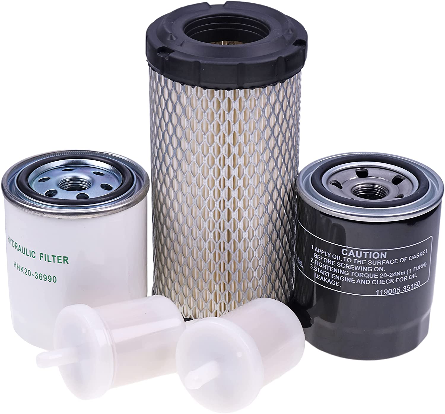 Stens Filter Maintenance Service Kit For Kubota BX24, BX25, BX2230, BX2350, BX2360, BX2370 – Complete Tune-Up Set