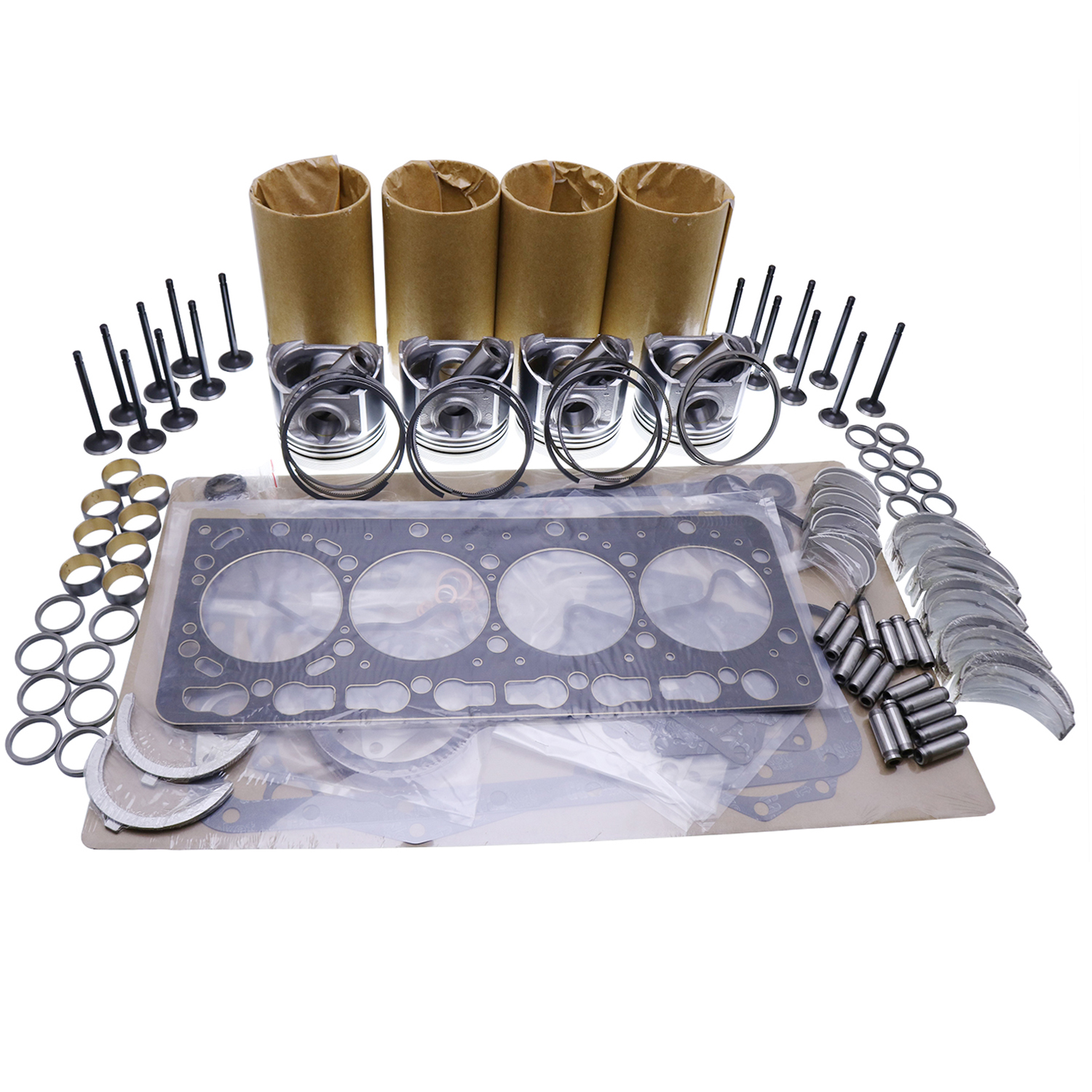 Overhaul Rebuild Kit for ISUZU 4JB1 2.8L Engine Bobcat 1213
