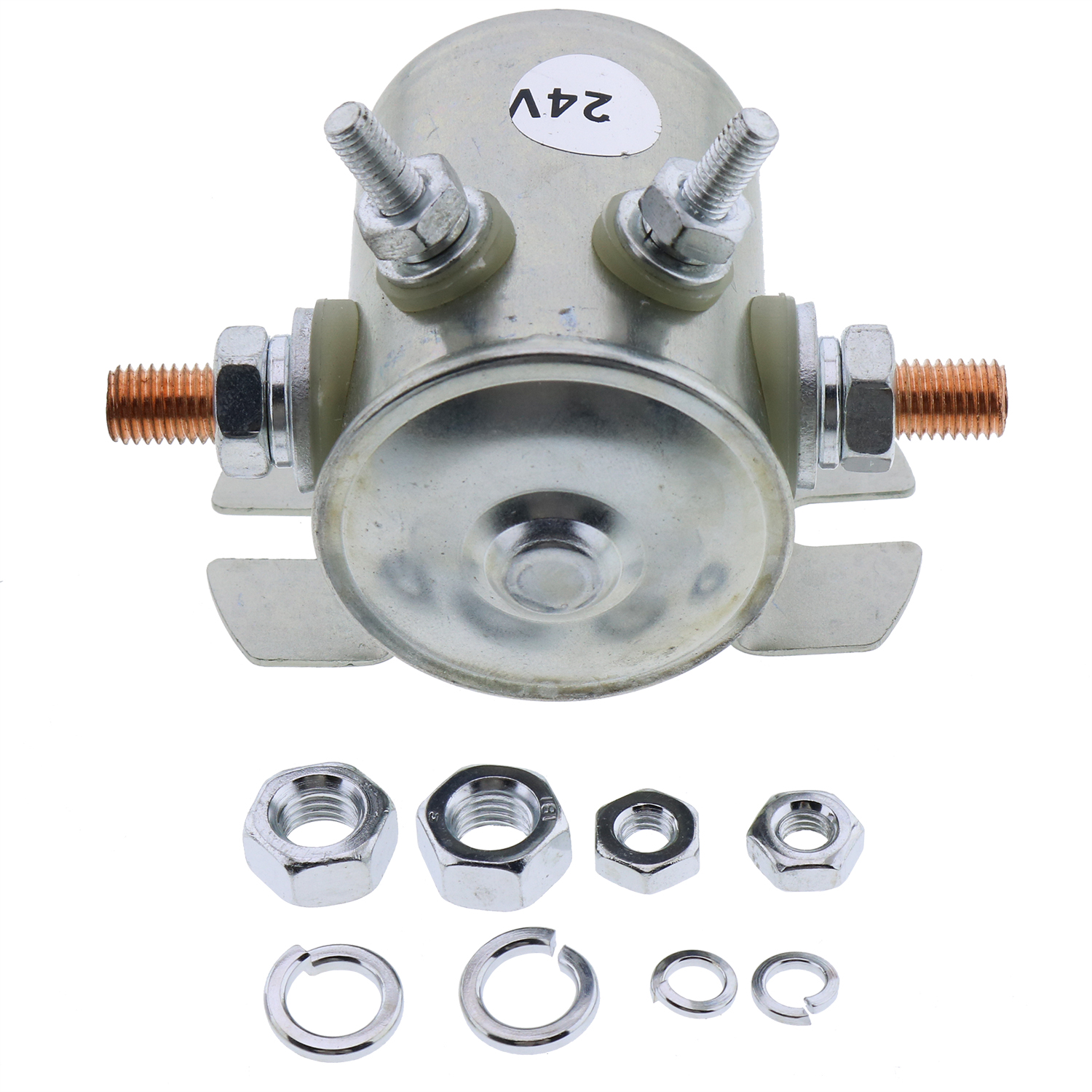 CONTINUOUS DUTY SWITCH RELAY SOLENOID FITS 24 VOLT 4-TERMINAL - Foto 6