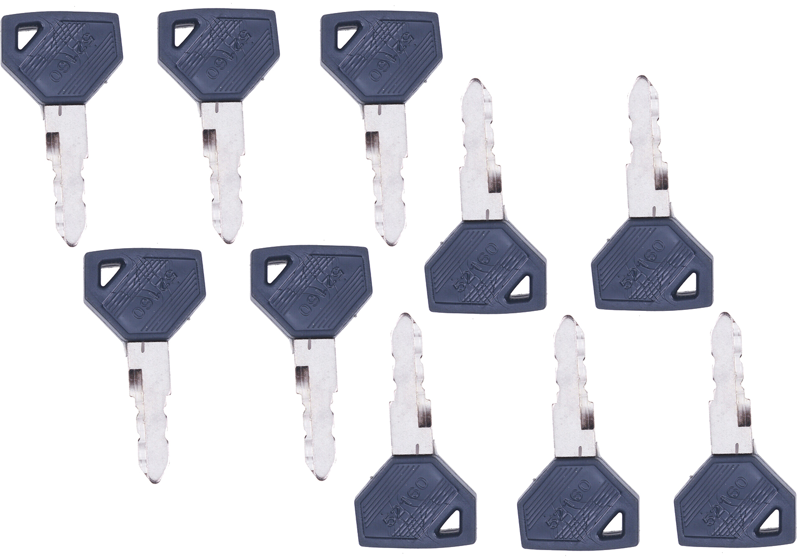 Johnny's - ※ちあき※ 10) Ignition Keys 198360-52160 for Yanmar and John Deere Tractor