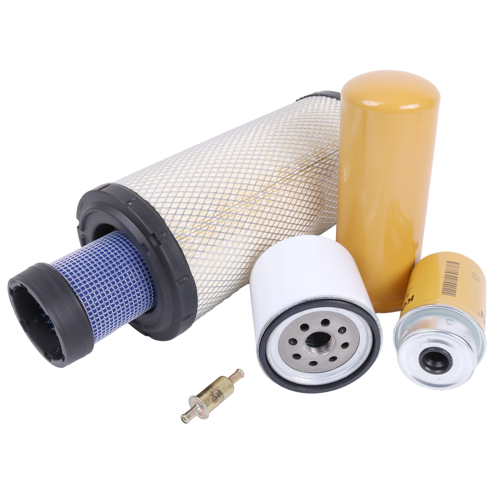 Air Filter Kit 1232367,1547108 for Cat 216B,226B,232B,242B Series II Skid Steer