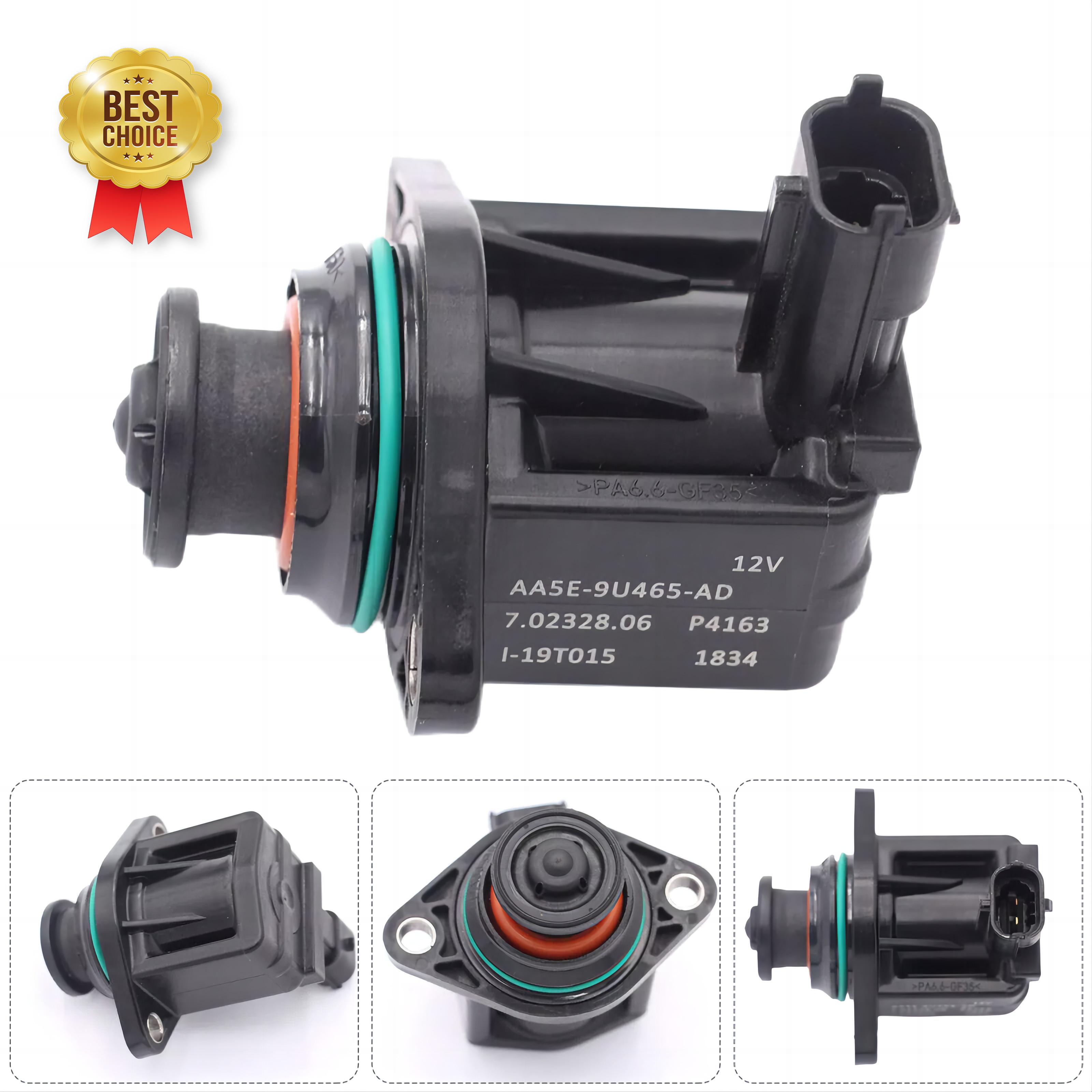 AA5Z-9U465-A Turbocharger Diverter Boost Pressure Relief Valve Fit