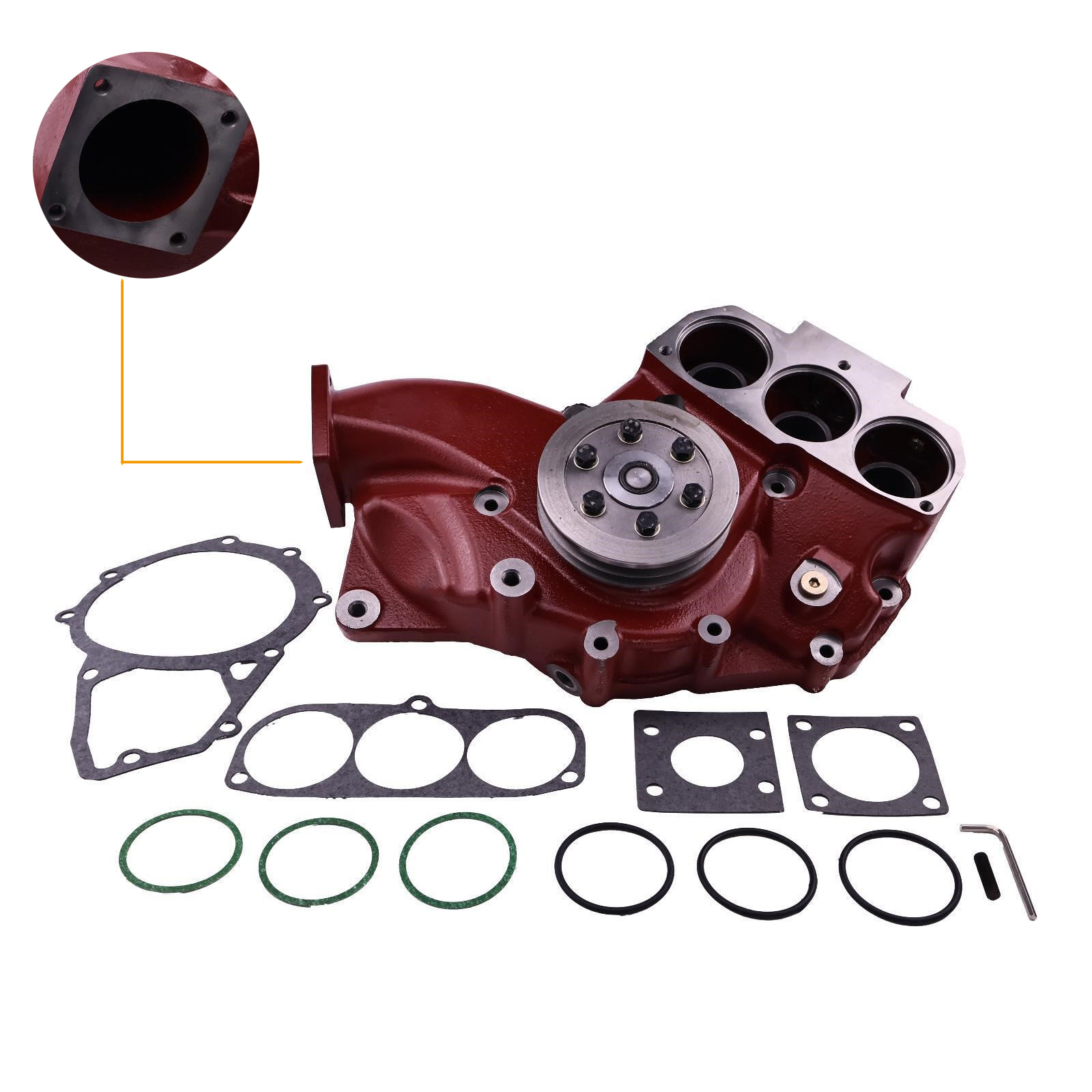 Water Pump 51.06500-6470 51065006470 for MAN | eBay