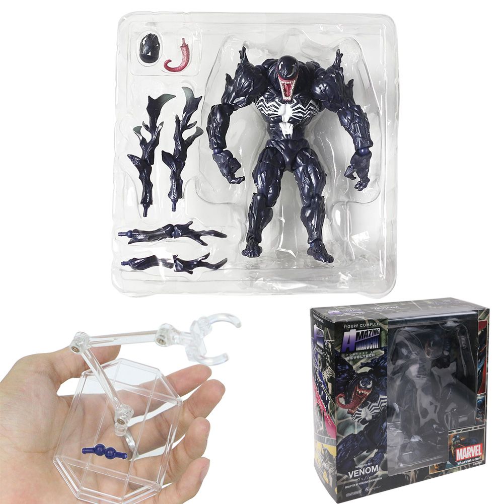 Marvel: Spider Man Carnage Red Venom No. Revoltech Series PVC Action ...