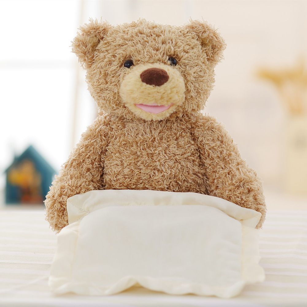 Peek-a-boo Teddy Bear Baby Kinder Plüsch Puppe Tier Spielzeug Weihnachtsgeschenk
