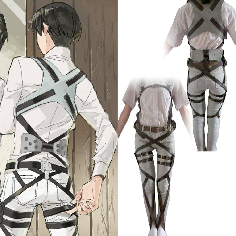 Attack On Titan Shingeki No Kyojin Cosplay Cool Belts Adjustable Harness Straps