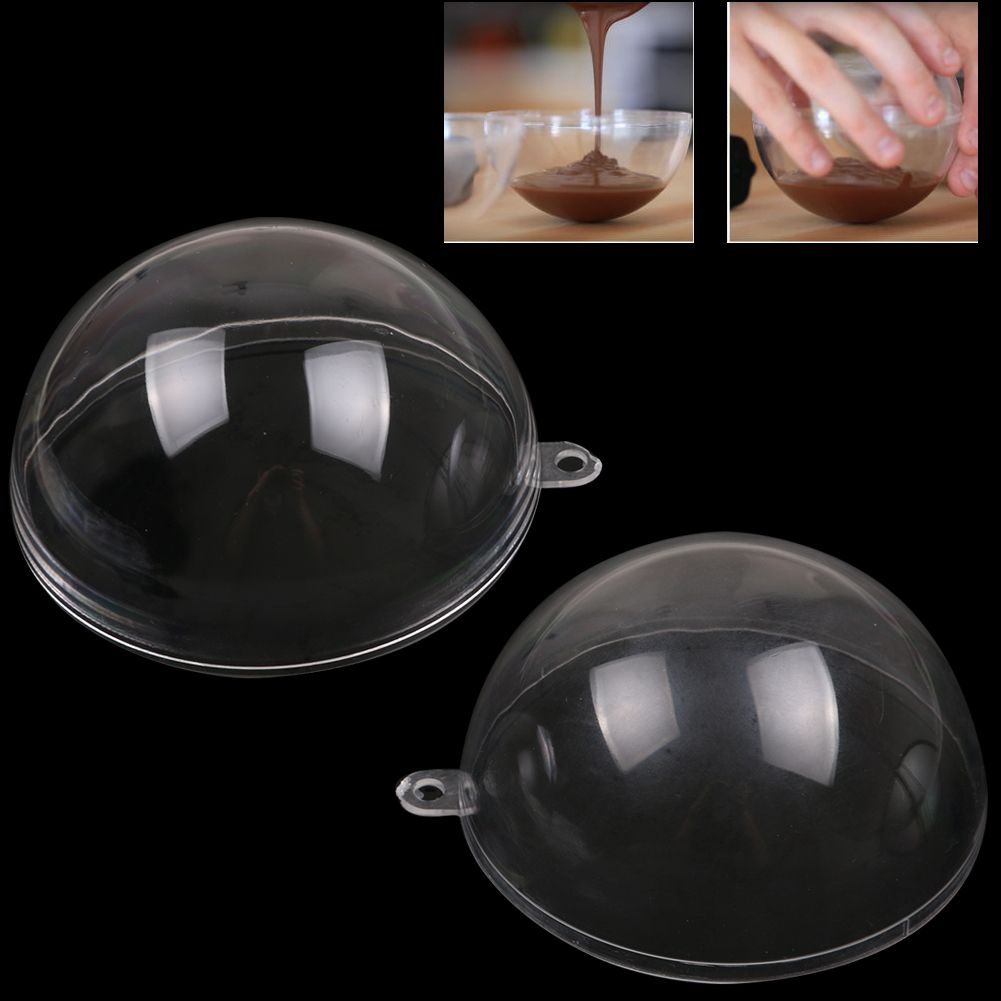 Chocolate Clear Ball Mould Maker 3cm10cm Sphere Round Mold Chocolate