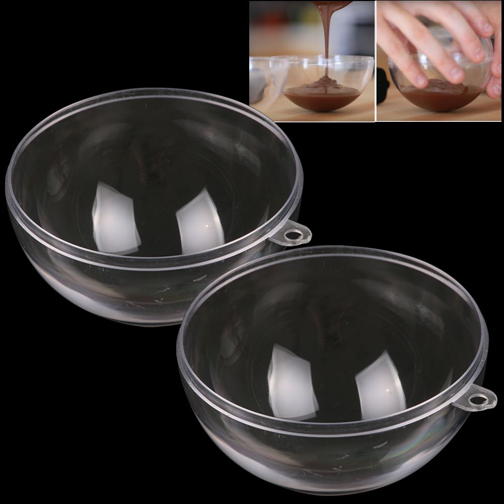 Chocolate Clear Ball Mould Maker 3cm10cm Sphere Round Mold Chocolate