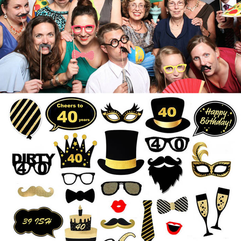 20x 16th Happy Birthday Photo Booth Props Photography Party Decoration Selfie