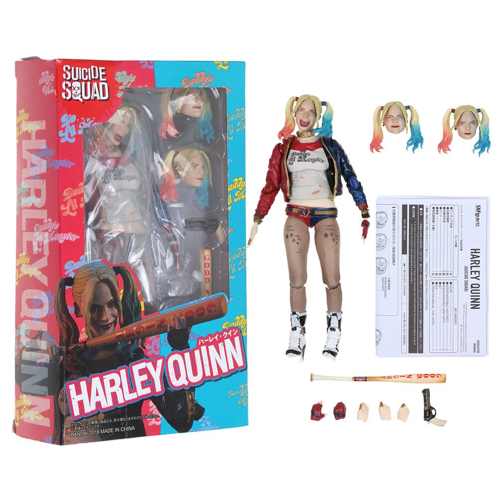 Shf S H Figuarts Suicide Squad Harley Quinn Pvc Action Figure New In Box Ebay