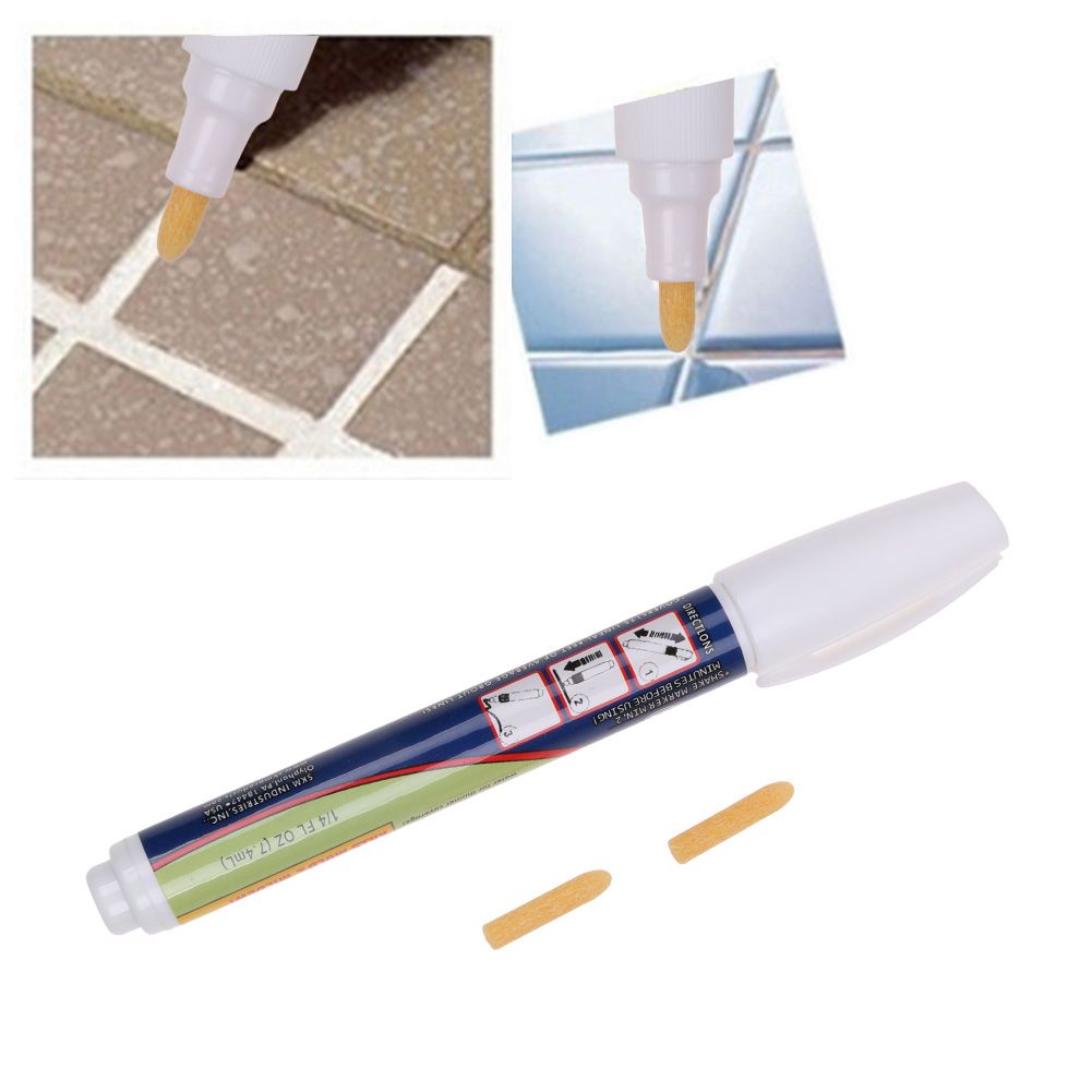 Marker Tile Marker White Grout For Tiles Floor Repair Wall Pen eBay